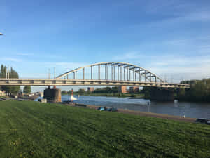 Arnhem Bridge River View Wallpaper