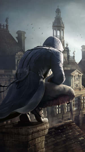 Arno Dorian In Action In The Stunning World Of Assassin's Creed Unity Wallpaper