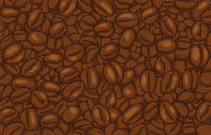 Aromatic Brown Coffee Beans Close-up Wallpaper