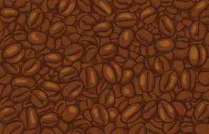 Aromatic Brown Coffee Beans Close-up Wallpaper