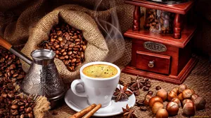 Aromatic Brown Coffee Beans Wallpaper