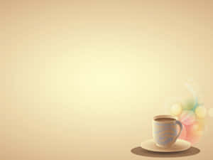 Aromatic Brown Coffee In A Cup Wallpaper