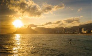 Arpoador Beach Brazil Wallpaper