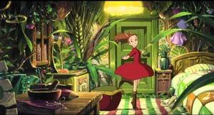 Arrietty And Shawn In The Magical World Of Borrowers Wallpaper