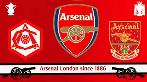 Arsenal Logo Evolution Wallpaper