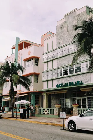 Art Deco Florida Wallpaper