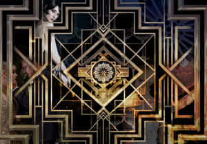 Art Deco Gatsby Party Scene Wallpaper