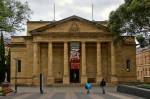 Art Galleryof South Australia Facade Wallpaper