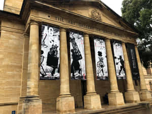 Art Galleryof South Australia Facade Wallpaper