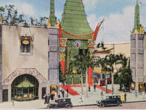 Art Of Graumans Chinese Theatre Wallpaper