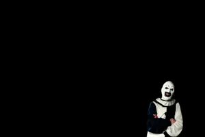 Art The Clown Sinister Smile Wallpaper