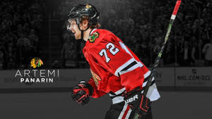 Artemi Panarin For Chicago Blackhawks Wallpaper