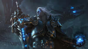 Arthas Menethil Frostmourne Glow Wallpaper