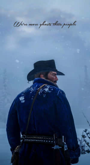 Arthur Morgan Ghost Quote Wallpaper