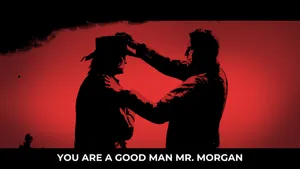 Arthur Morgan Good Man Quote Wallpaper