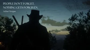 Arthur Morgan Quote Reflection Wallpaper