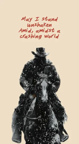 Arthur Morgan Strength Quote Wallpaper