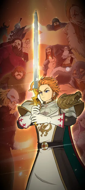 Arthur Pendragon - A Gallant Leader Of Seven Deadly Sins Wallpaper