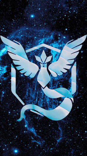 Articuno Graphic In Nebula-like Background Wallpaper