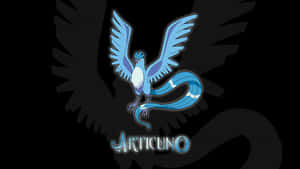 Articuno With Creative Name Text Wallpaper