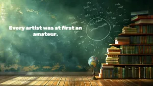Artist_ Amateur_ Inspiration_ Quote Wallpaper
