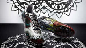 Artistic Design Soccer Cleats Wallpaper