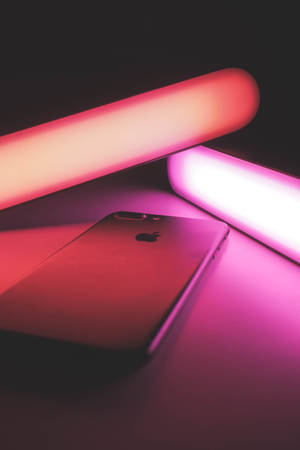 Artistic Fluorescent Purple Iphone Wallpaper