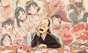 Artistic Impression Of Satoshi Kon's Unique Animation Style Wallpaper
