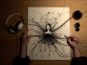 Artistic Inspirationand Music Wallpaper