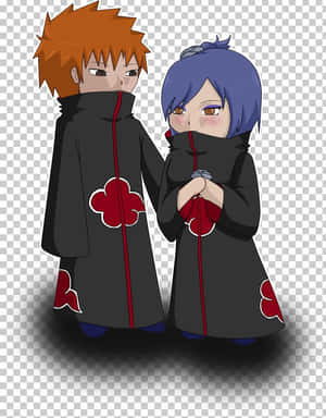 Artistic Sketch Of Akatsuki Team Wallpaper