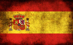 Artistic Spain Flag Vignette Wallpaper