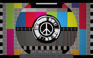 Artistic World Peace Design Wallpaper