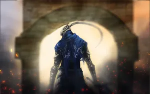 Artorias The Abysswalker In Action Wallpaper