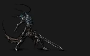 Artorias The Abysswalker In Action Wallpaper