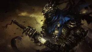 Artorias The Abysswalker In An Epic Battle Wallpaper