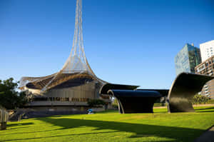 Arts Centre Melbourne Spireand Buildings Wallpaper