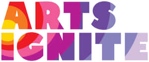 Arts Ignite Colorful Logo Wallpaper