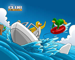 Artwork Of Club Penguin Wallpaper