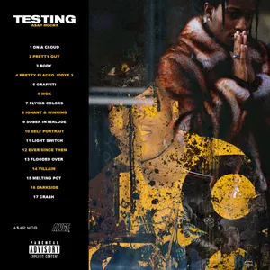 Asap Rocky Testing List Of Songs Wallpaper