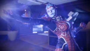 Asari Justicar Samara In Mass Effect Wallpaper