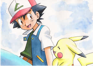 Ash And Pikachu - The Best Of Friends Wallpaper