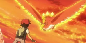 Ash With Ho-oh Wallpaper