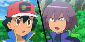 Ashand Rival Faceoff Pokemon Anime.jpg Wallpaper