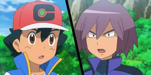 Ashand Rival Faceoff Pokemon Anime.jpg Wallpaper