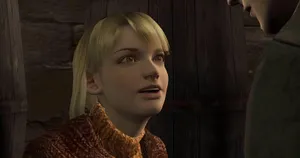 Ashley Graham From Resident Evil 4 In Action Wallpaper