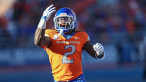 Ashton Jeanty Football Action Wallpaper