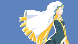 Asia Argento, A Charming Character From Highschool Dxd In A Soft Hue Setting Wallpaper