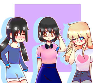 Asobi Asobase Cute Fanart Wallpaper