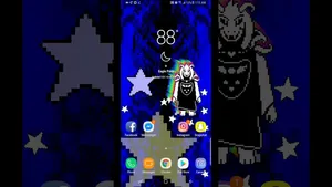 Asriel Dreemurr: Stay Determined Wallpaper