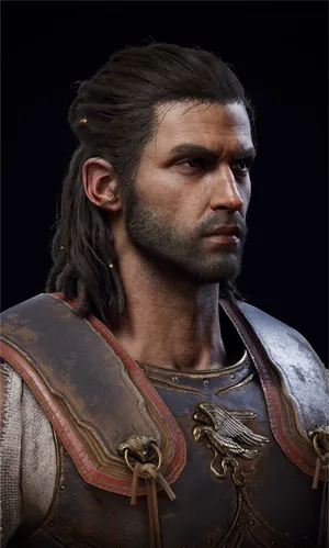 Assassin's Creed Alexios In Action Wallpaper